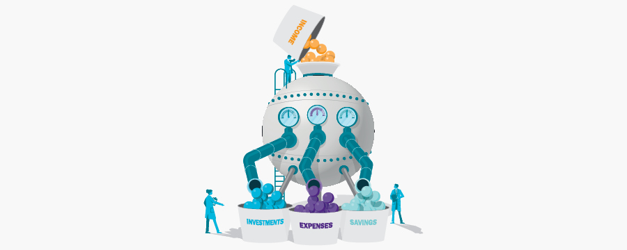 Cash flow illustration